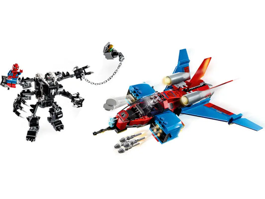 Spiderjet vs. Venom Mech