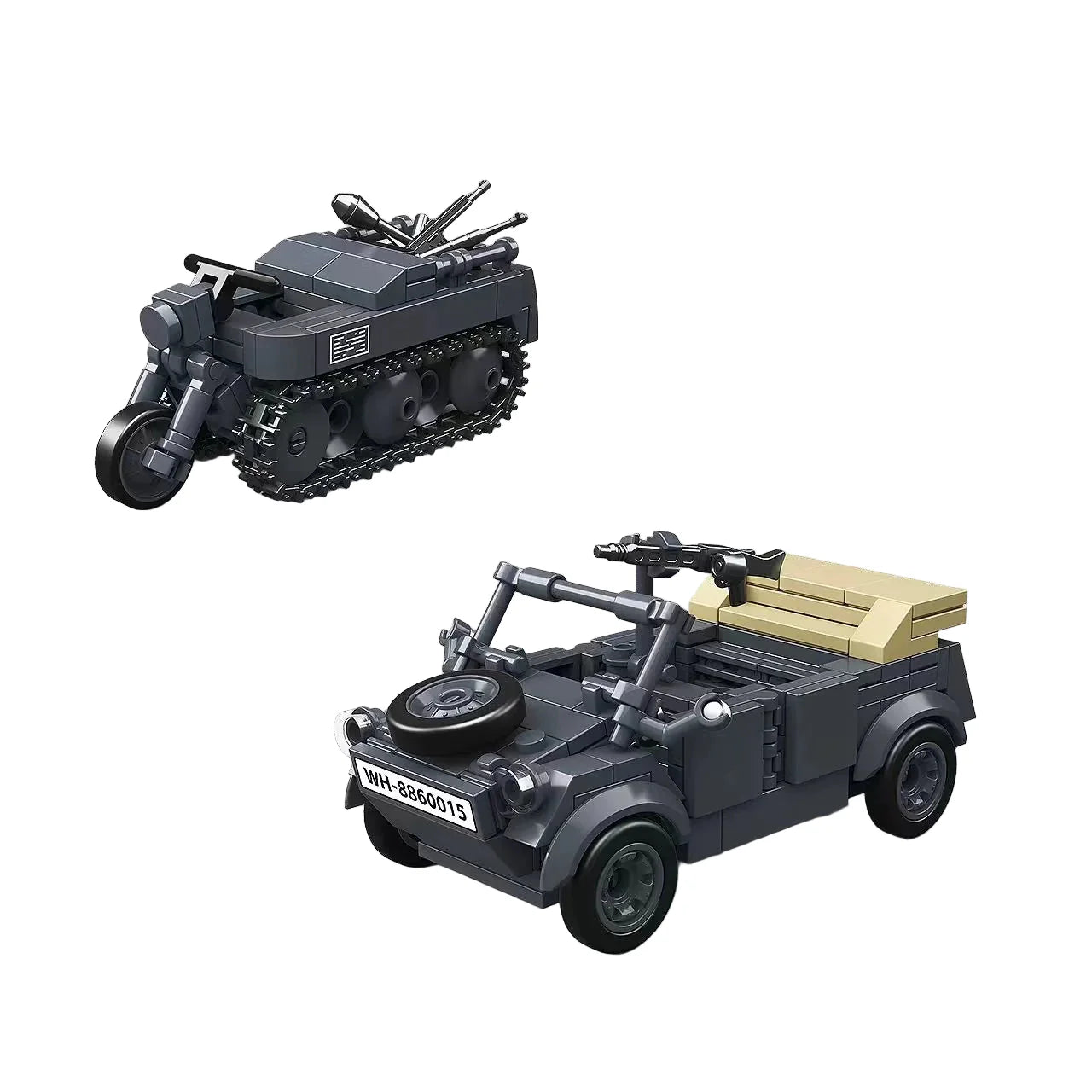 Sd.Kfz.2 Kettenkrad & Type 82 Kübelwagen