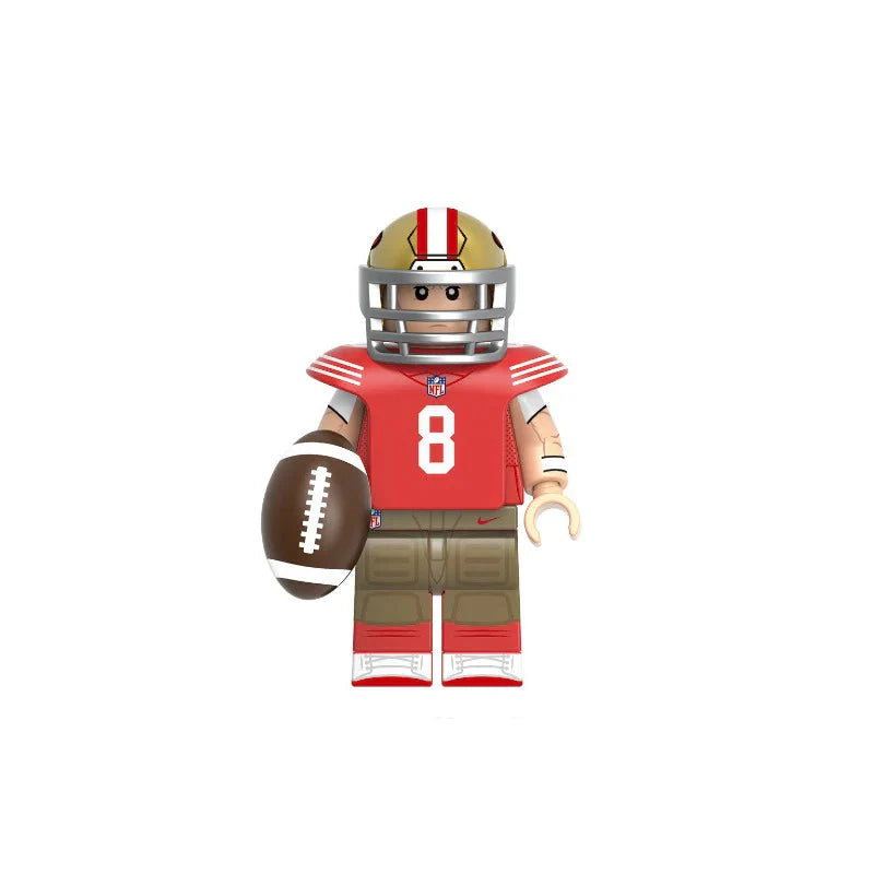NFL Football Quarterback Minifigures Set