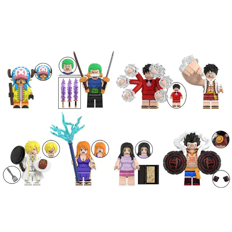 One Piece Minifigures Set