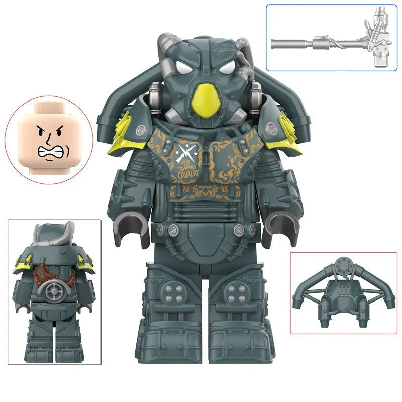 Fallout: X-01 Mecha Power Armor Minifigures Set