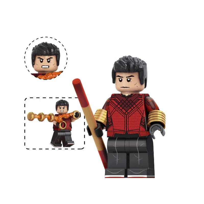 Moon Knight, Doctor Strange, & Shang-Chi Minifigures Set