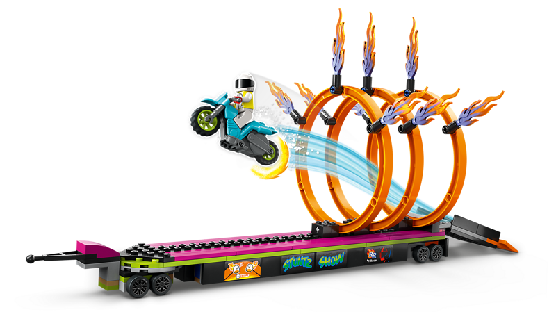 Stunt Truck & Ring of Fire Challenge