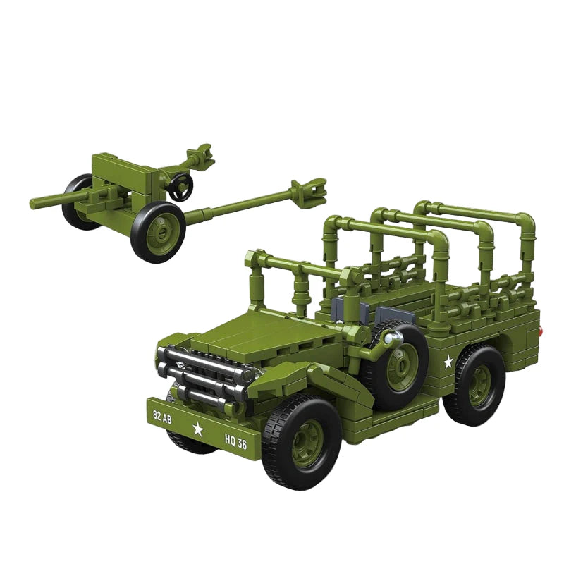 M3 37MM AT GUN Dodge JEEP WC52