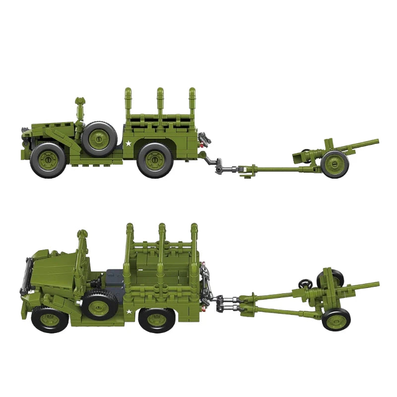 M3 37MM AT GUN Dodge JEEP WC52