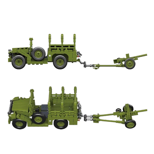 M3 37MM AT GUN Dodge JEEP WC52