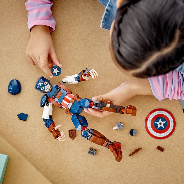 Captain America Construction Figure