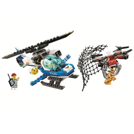 City Sky Police Drone Chase