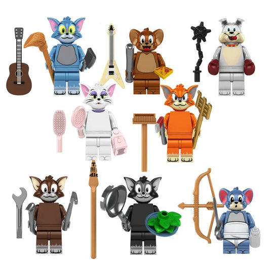 Tom and Jerry Minifigures Set