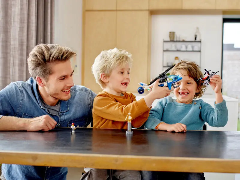 City Sky Police Drone Chase