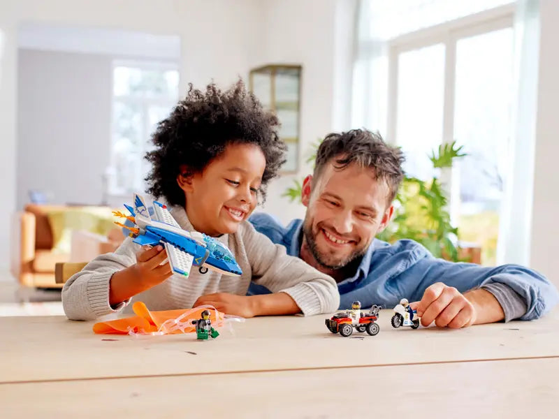 City Sky Police Parachute Arrest