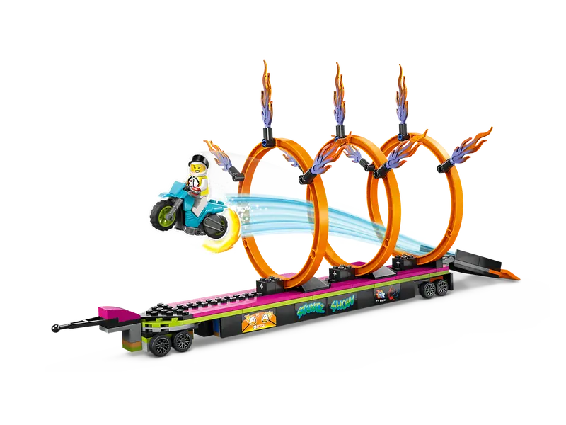 Stunt Truck & Ring of Fire Challenge