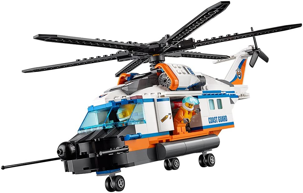 City Coast Guard Heavy-Duty Rescue Helicopter