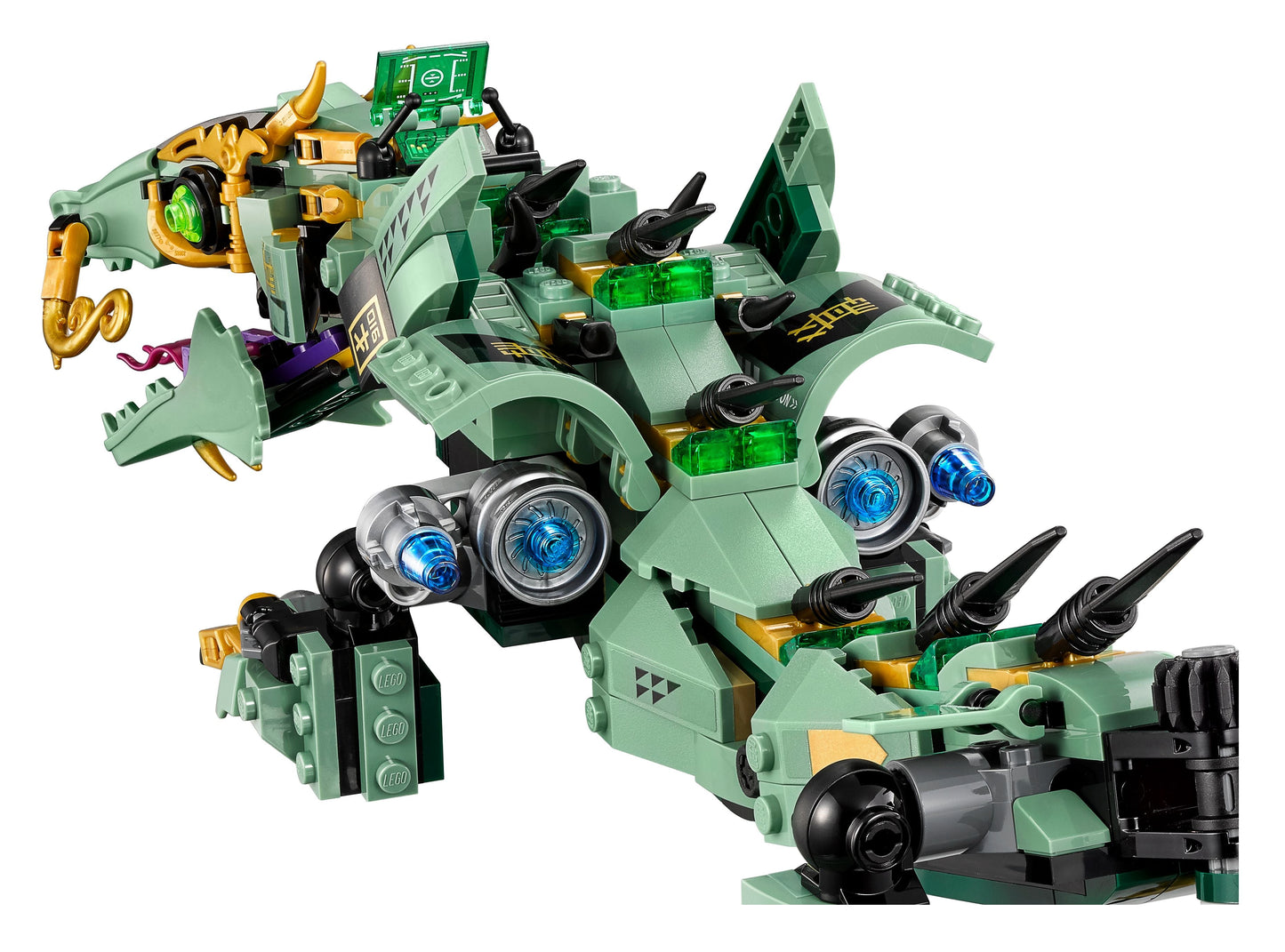 Green Ninja Mech Dragon