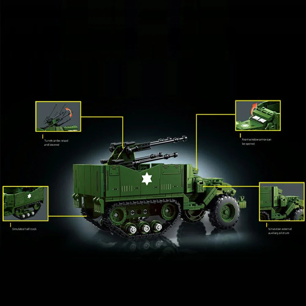 M16 Multiple Gun Motor Carriage Anti-Aircraft Halftrack