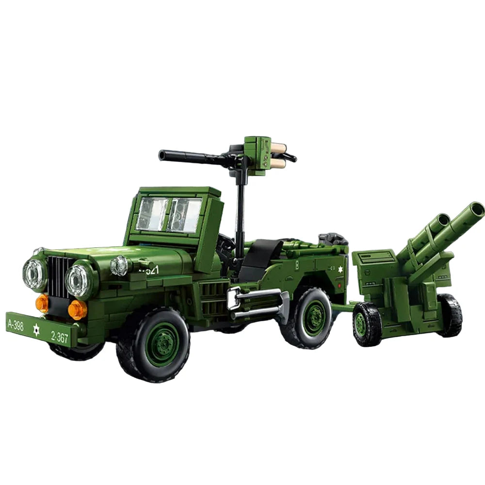 Willys MB Jeep & 105mm Howitzer