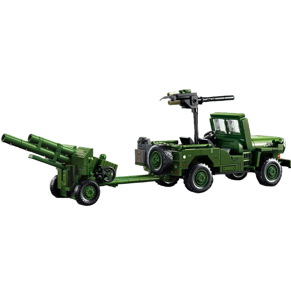 Willys MB Jeep & 105mm Howitzer