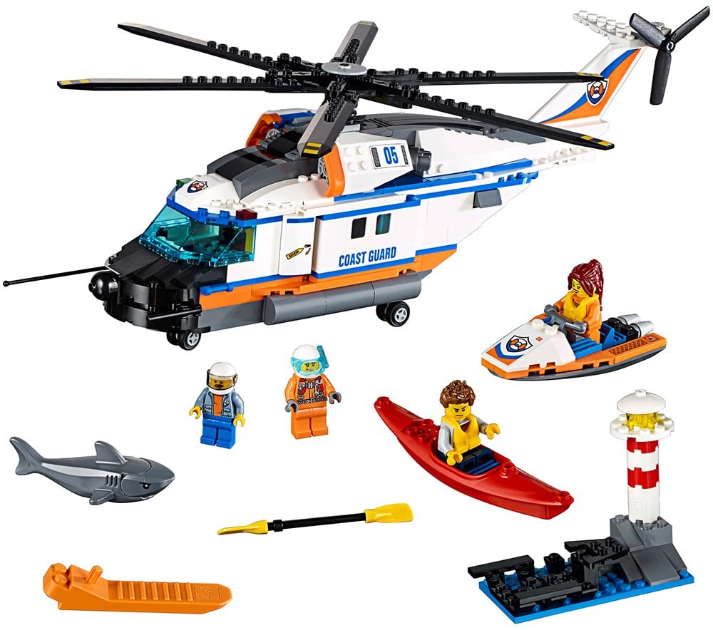 City Coast Guard Heavy-Duty Rescue Helicopter
