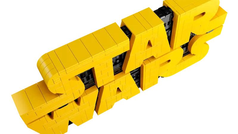 Brick-Built Star Wars Logo