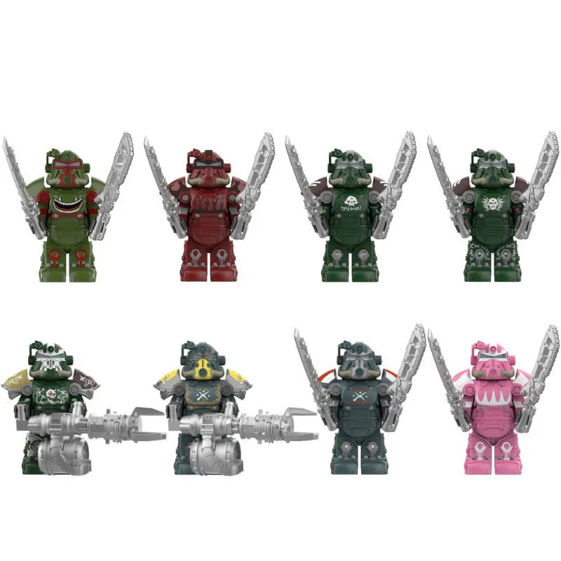 Fallout T-51 Mecha Power Armor Minifigures Set