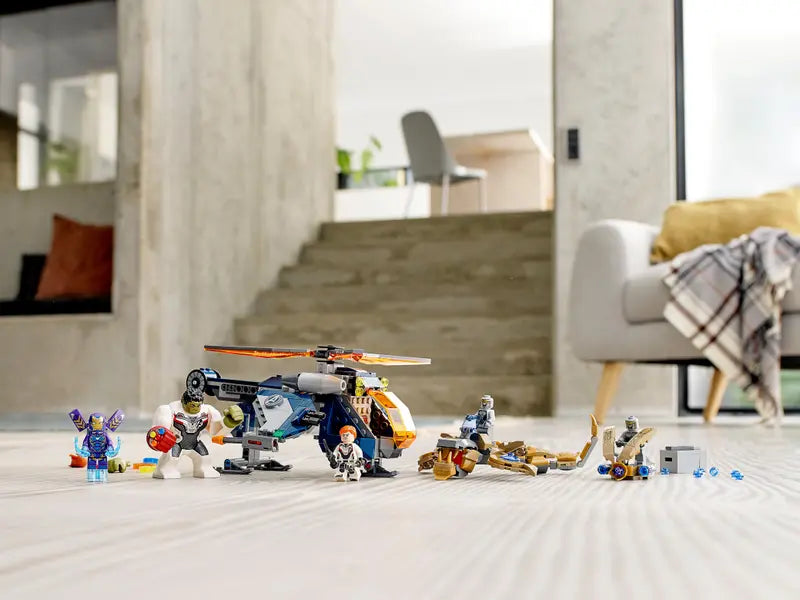 Avengers Hulk Helicopter Rescue