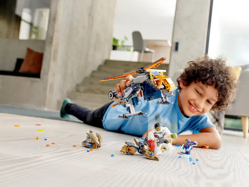 Avengers Hulk Helicopter Rescue