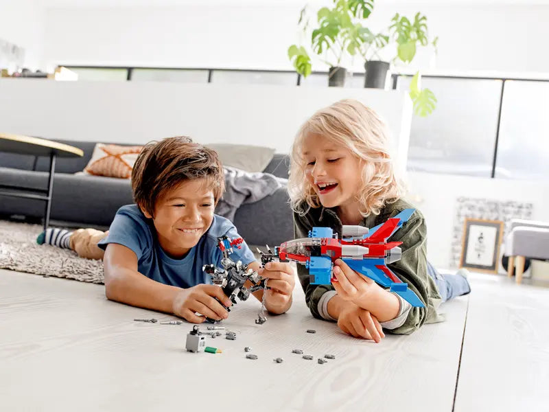 Spiderjet vs. Venom Mech