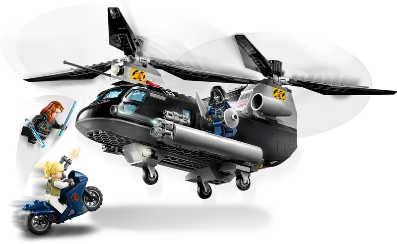 Black Widow's Helicopter Chase