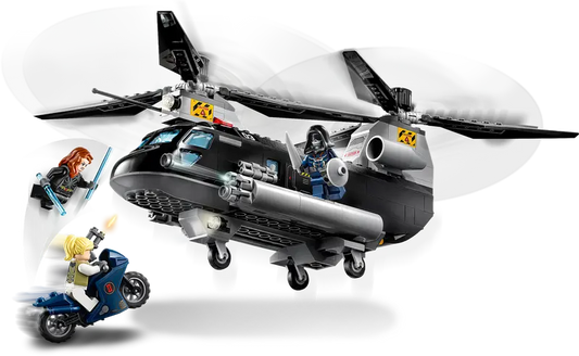 Black Widow's Helicopter Chase