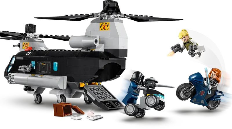 Black Widow's Helicopter Chase