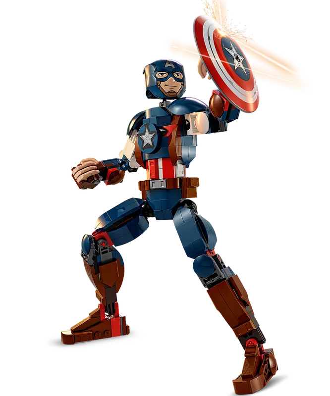 Captain America Construction Figure