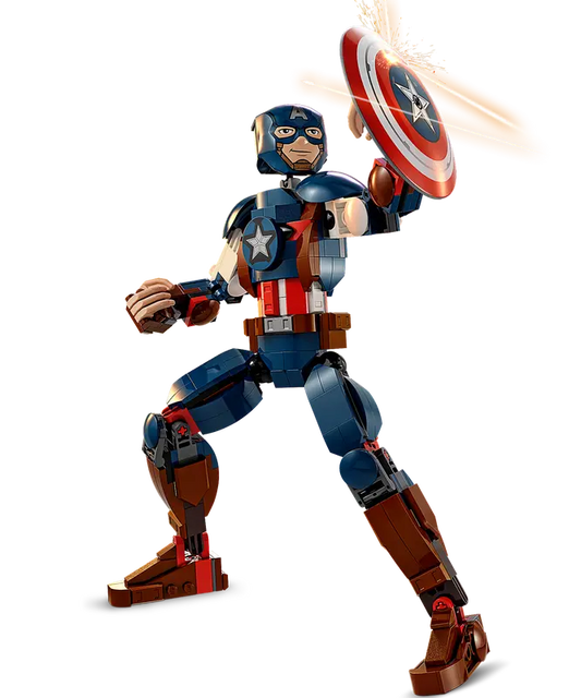 Captain America Construction Figure