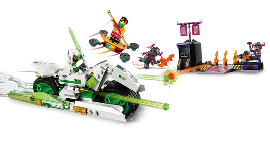 White Dragon Horse Bike