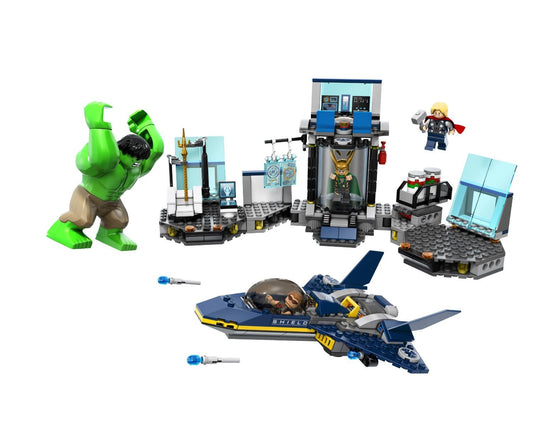 Super Heroes Hulk Helicarrier Breakout