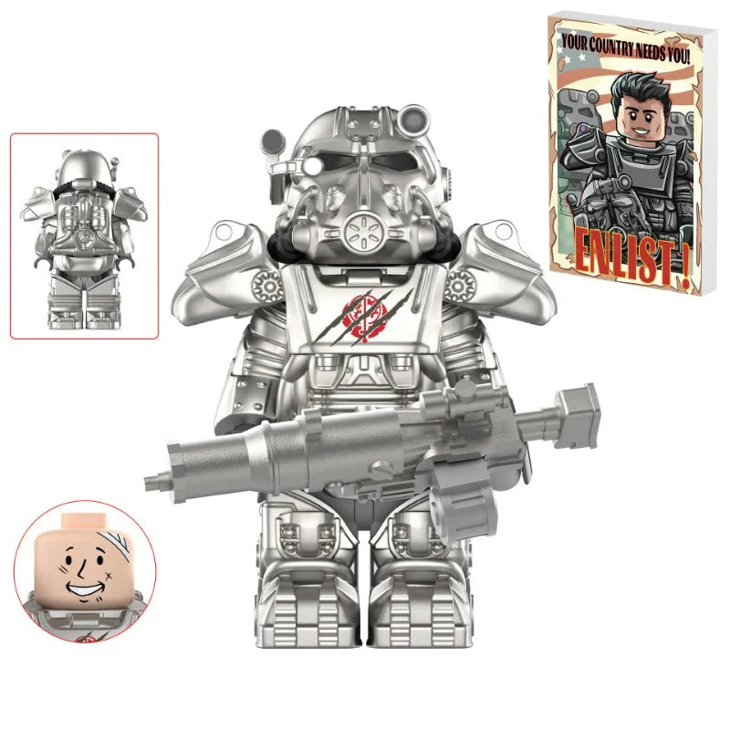 Fallout: T-60 Power Armor Minifigures Set