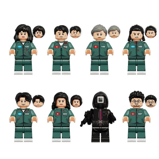 Squid Game Minifigures Set