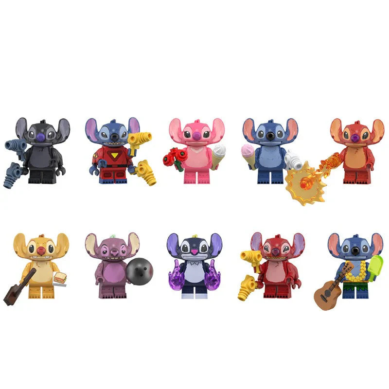 Stitch Minifigures Set