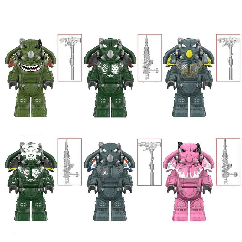 Fallout: X-01 Mecha Power Armor Minifigures Set