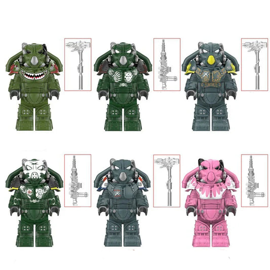 Fallout: X-01 Mecha Power Armor Minifigures Set