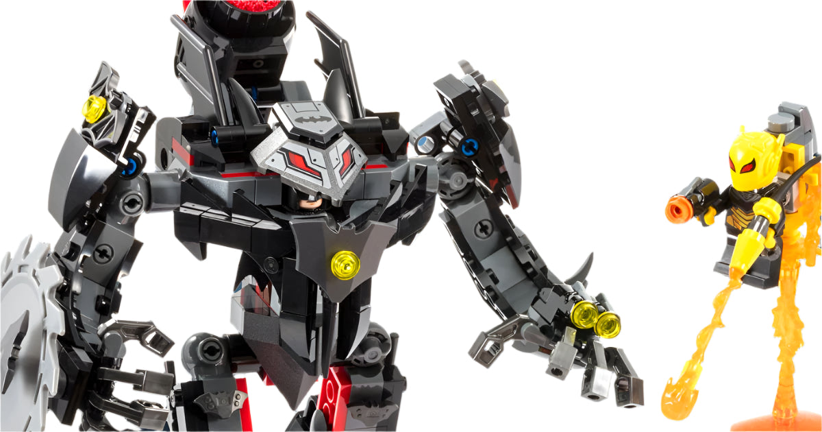 Batman Mech vs. Poison Ivy Mech