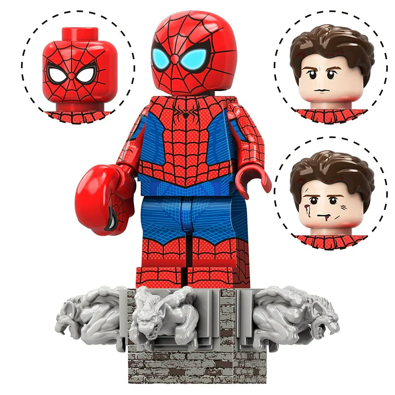 Spider-Man, Doctor Strange, Hela Minifigures Set