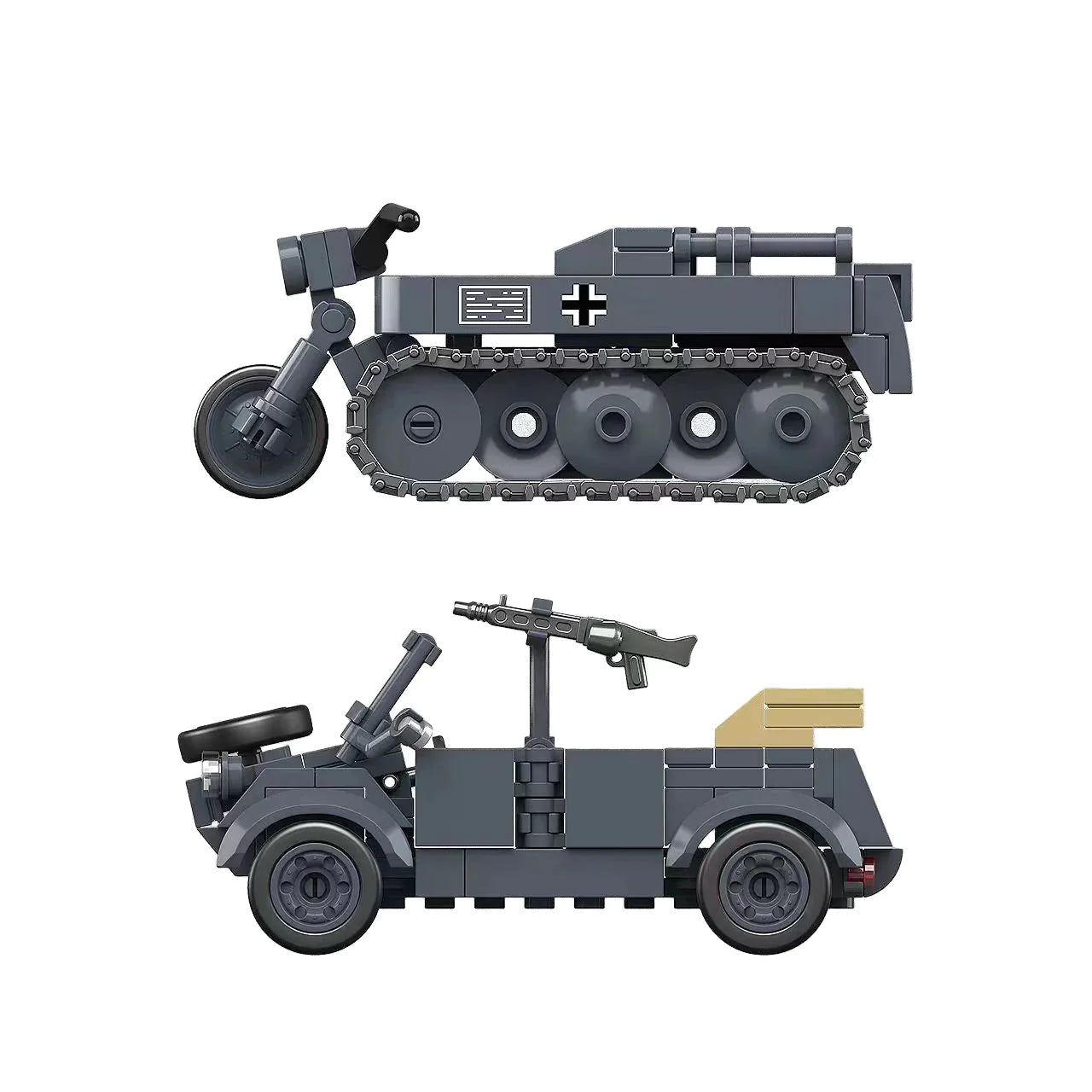 Sd.Kfz.2 Kettenkrad & Type 82 Kübelwagen