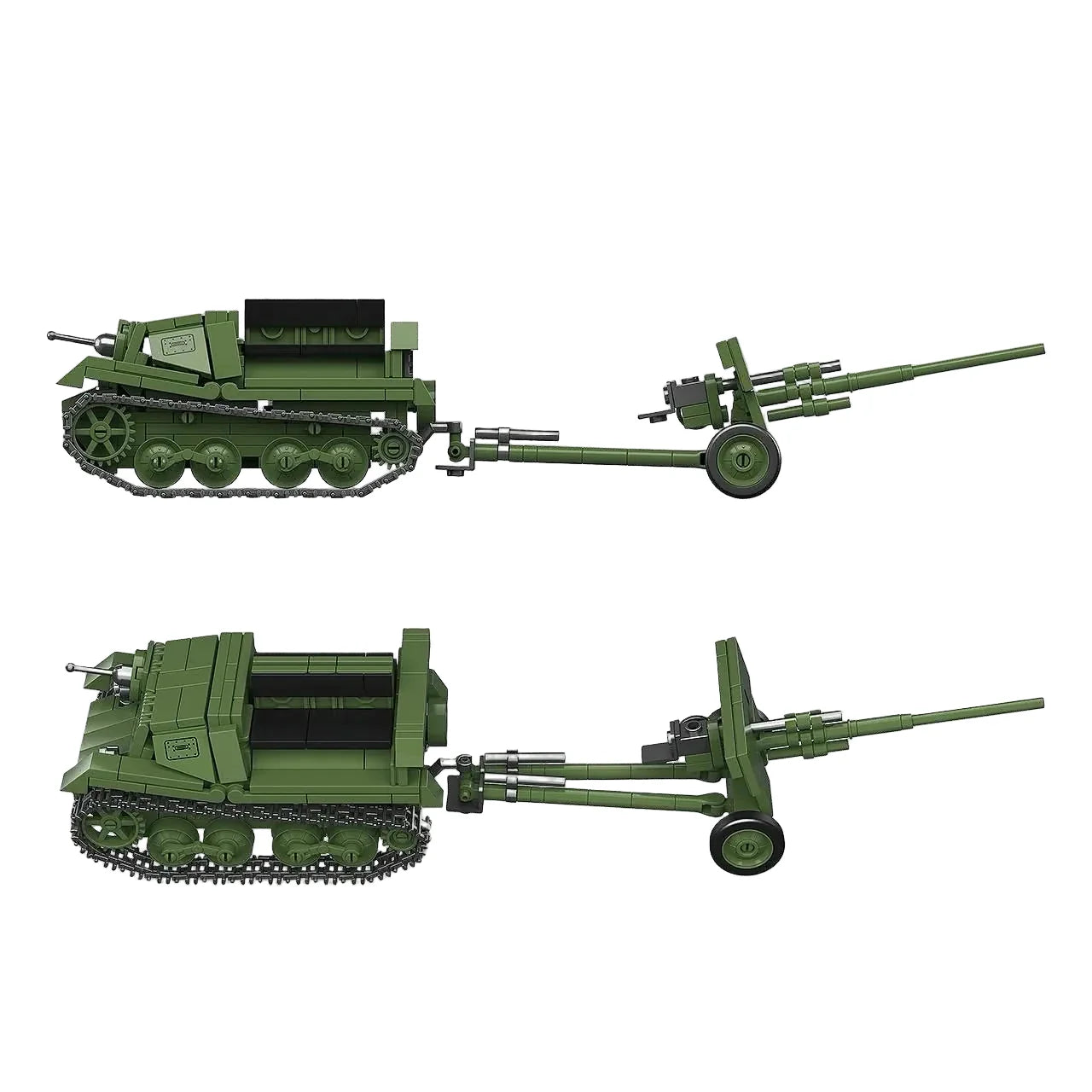 ZIS-2 57mm AT Gun & T-20 Armored Tractor