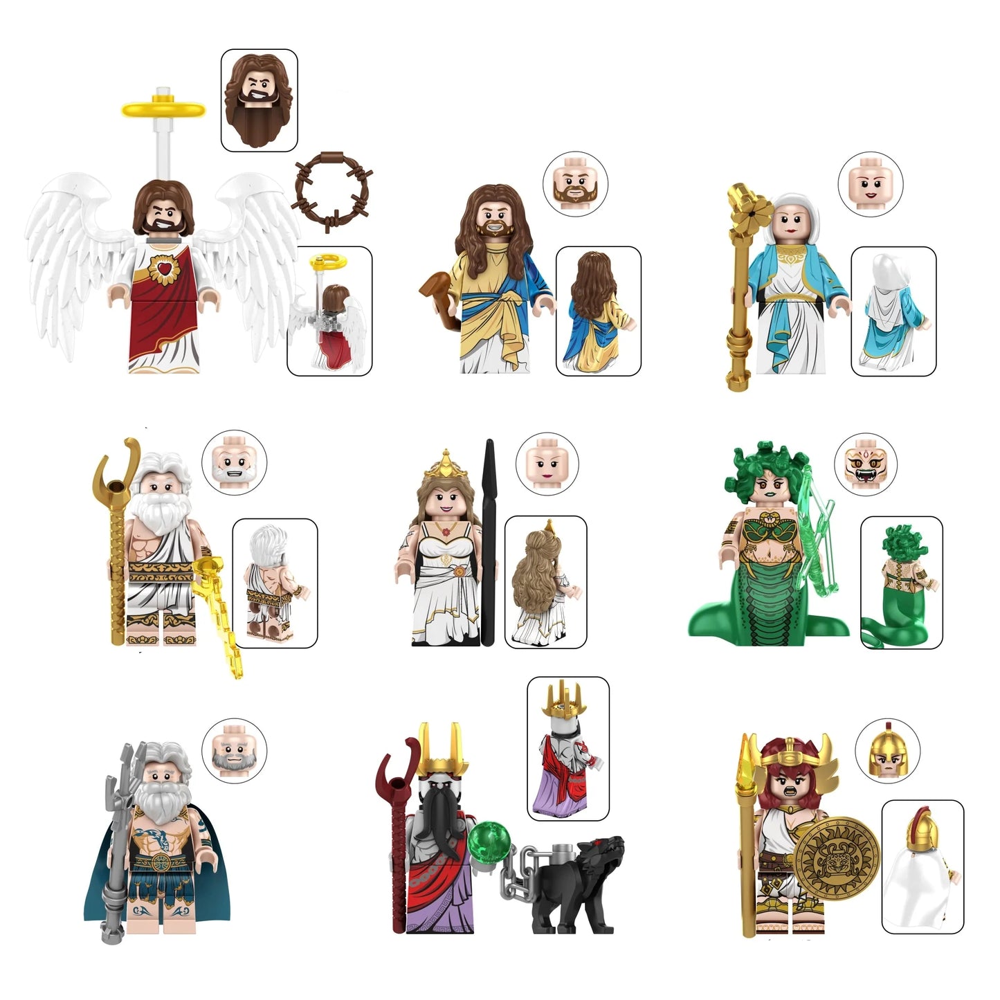 The Bible & Odyssey Minifigures Set