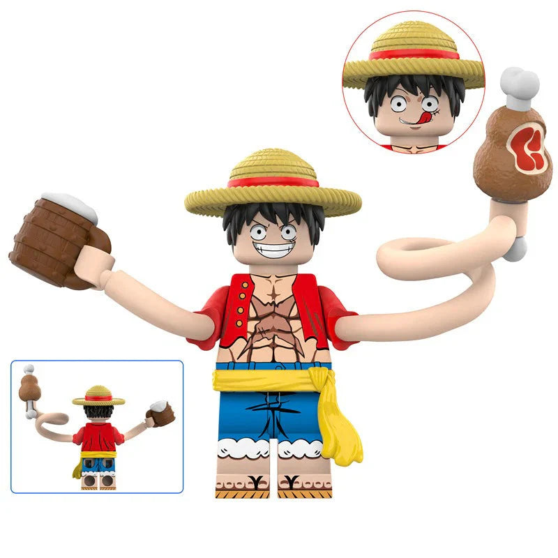 One Piece Luffy Minifigures Set