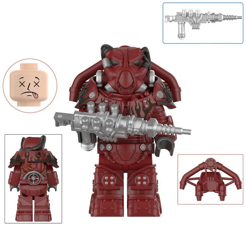 Fallout: X-01 Mech Power Armor Minifigures Set