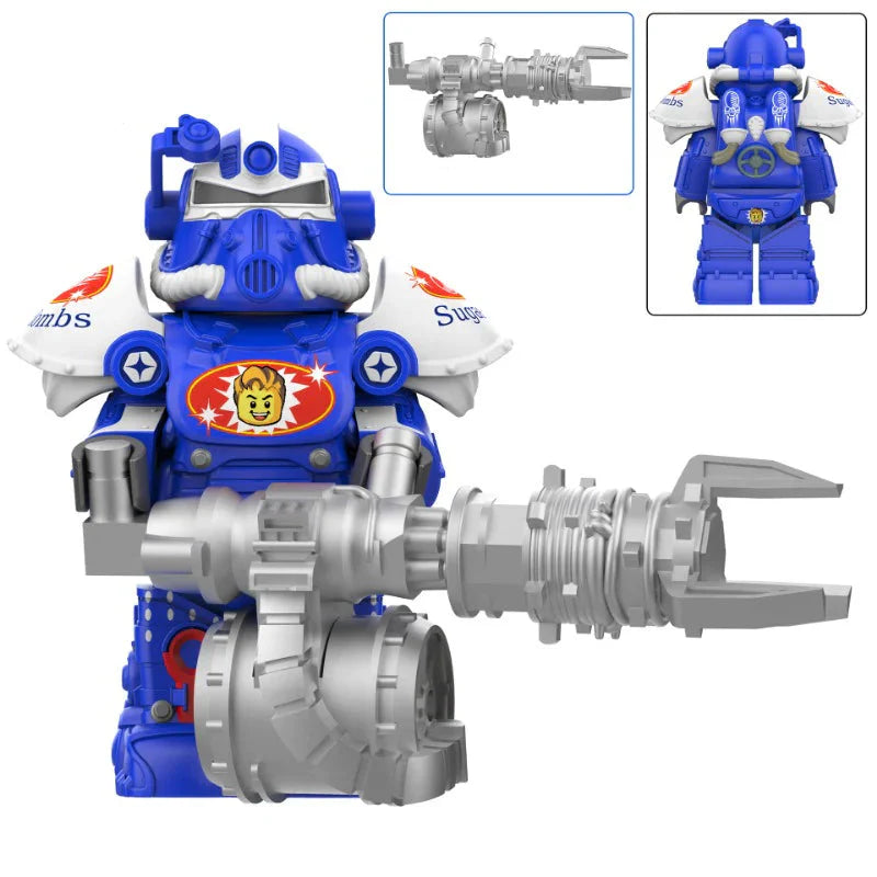 Fallout: T-51 Mecha Power Armor Minifigures Set