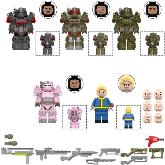Fallout: T-60 Power Armor Minifigures Set