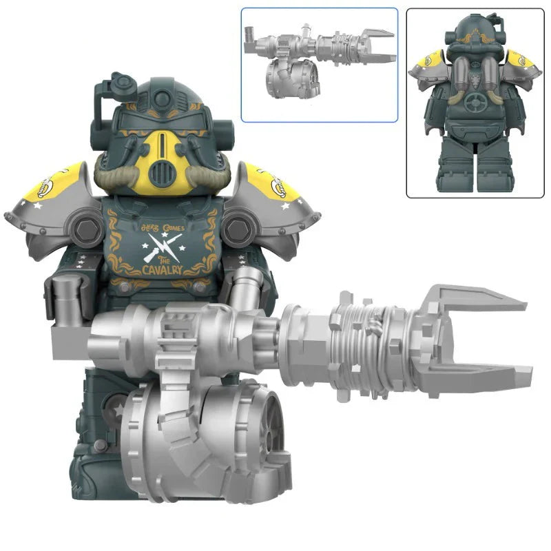 Fallout T-51 Mecha Power Armor Minifigures Set