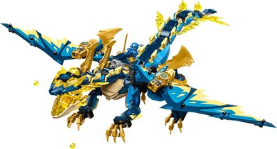 Elemental Dragon vs. The Empress Mech